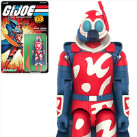 Hasbro GI Joe Cobra-La Royal Guard Action Figure in red and blue with accessories and classic packaging by Hasbro