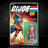 Hasbro GI Joe Cobra-La Royal Guard Action Figure with accessories in retro packaging by Hasbro