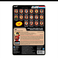 Hasbro GI Joe Jinx Ninja Collectible Toy Action Figure in packaging with character details and artwork.
