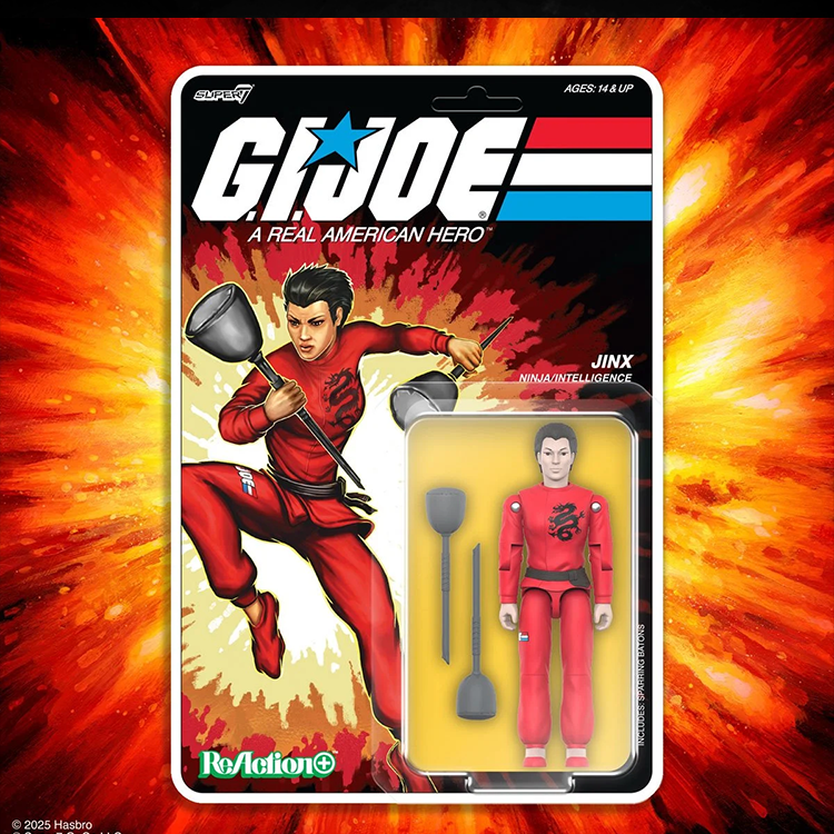 Hasbro Hasbro GI Joe Jinx Ninja Collectible Toy Action Figure 3.75 inch vintage style