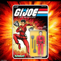 Hasbro Hasbro GI Joe Jinx Ninja Collectible Toy Action Figure in red outfit with sparring batons packaging
