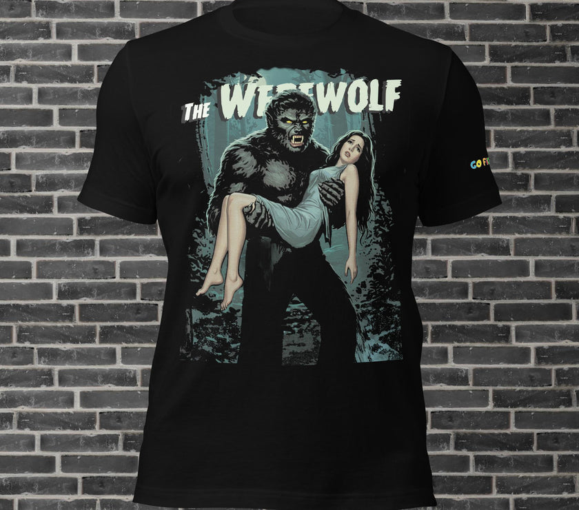 Image of Black Heather Werewolf's Moonlit Prey Unisex t-shirt