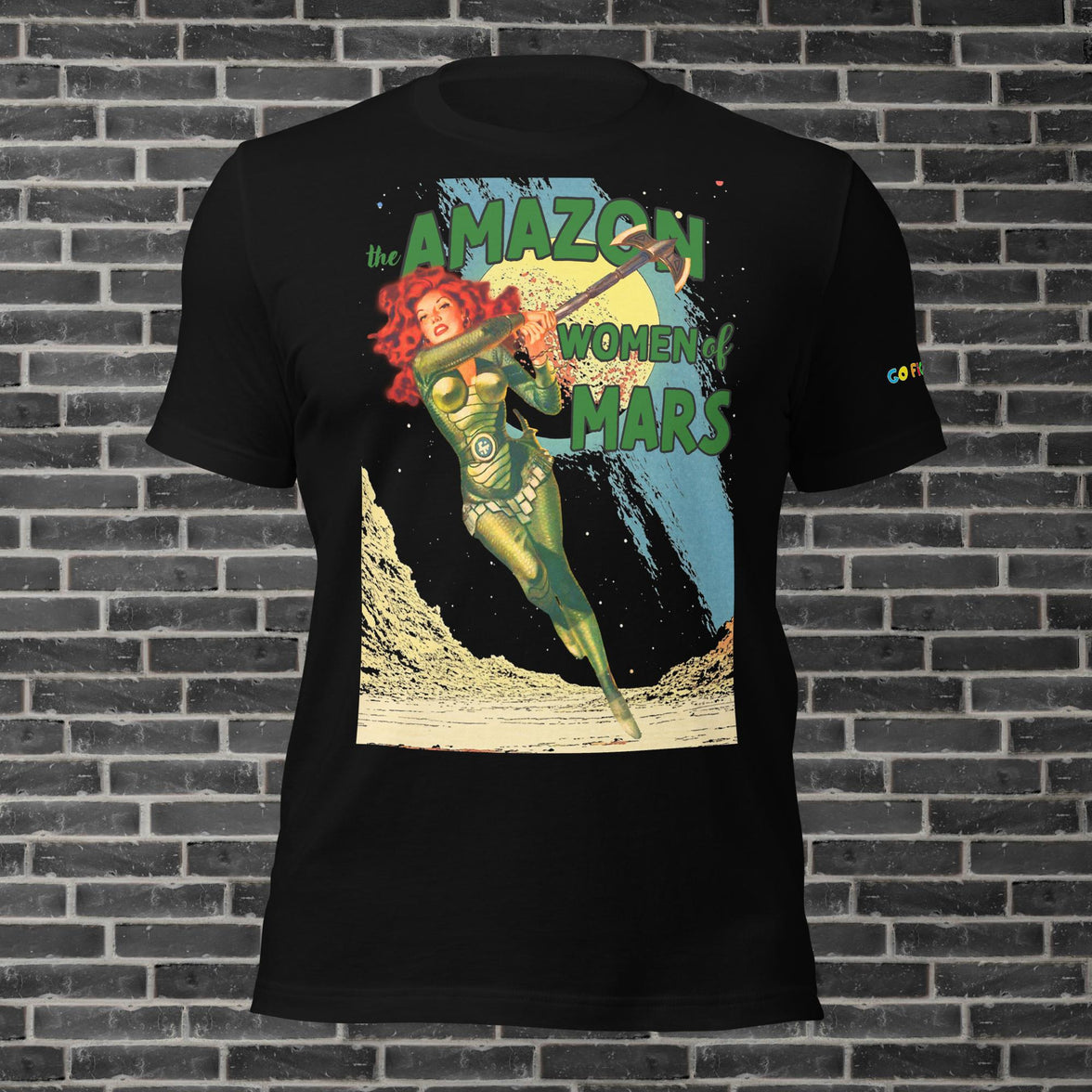 Image of Black Heather The Amazon Women of Mars Unisex t-shirt