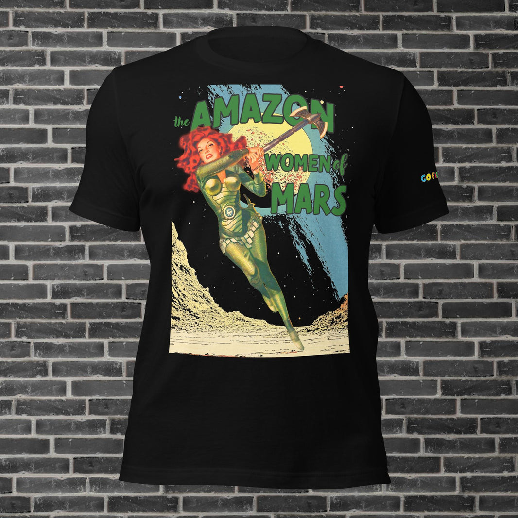 Image of Black Heather The Amazon Women of Mars Unisex t-shirt