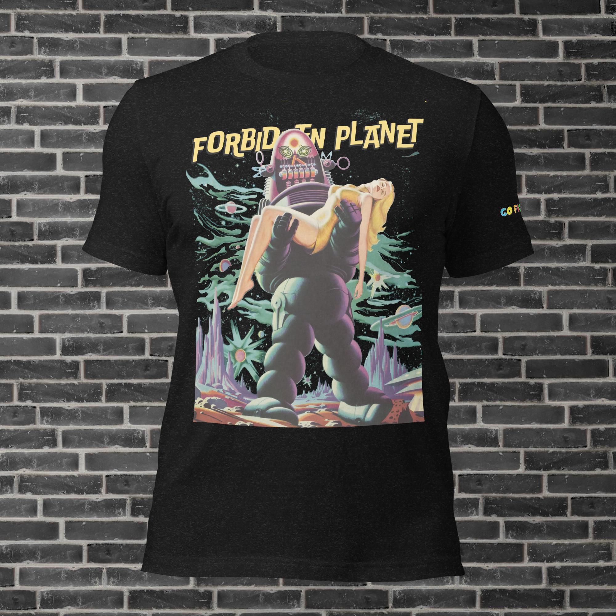 Image of Black Heather Forbidden Planet T-Shirt