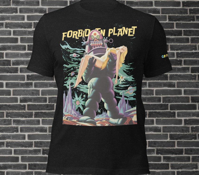Image of Black Heather Forbidden Planet T-Shirt