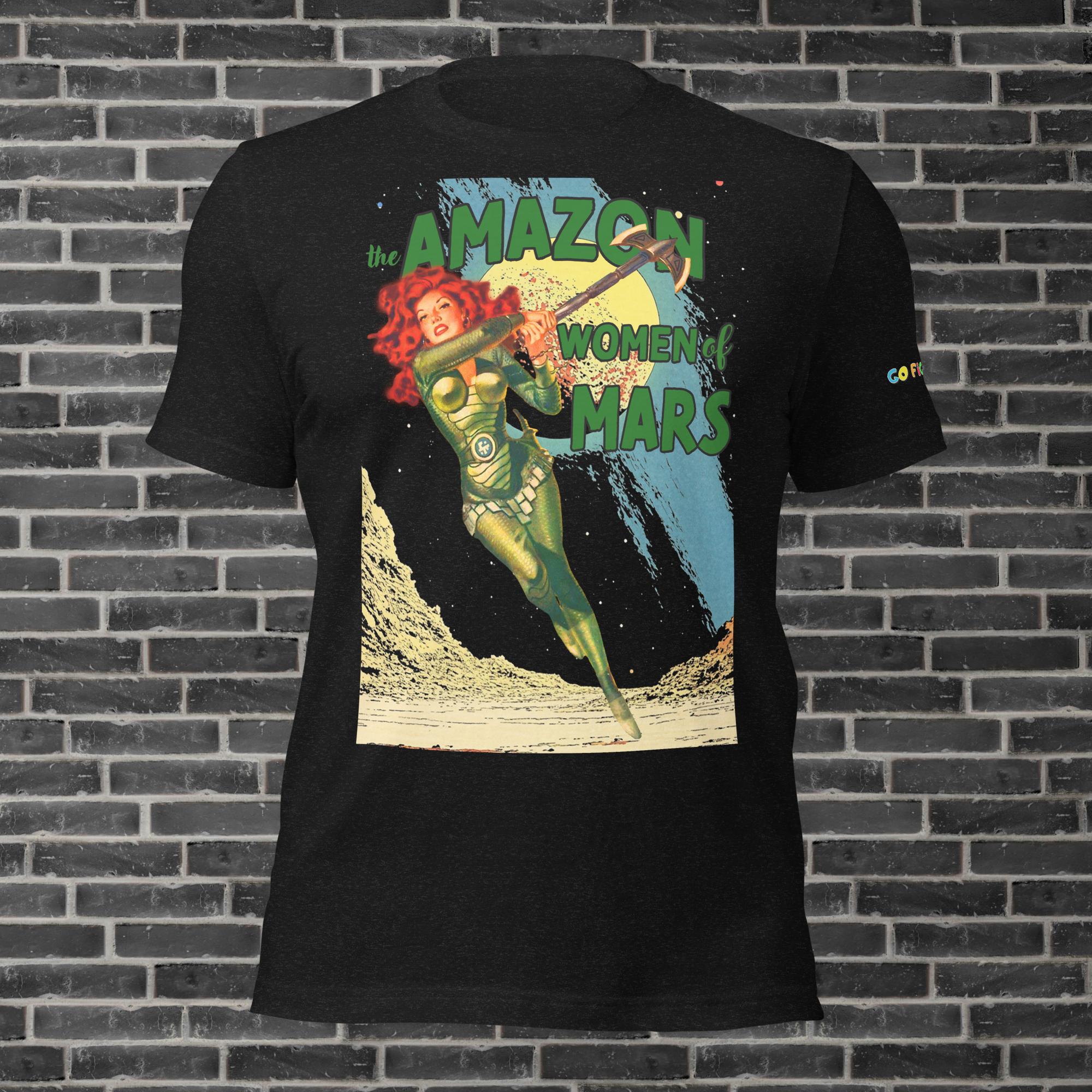 Image of Black Heather The Amazon Women of Mars Unisex t-shirt