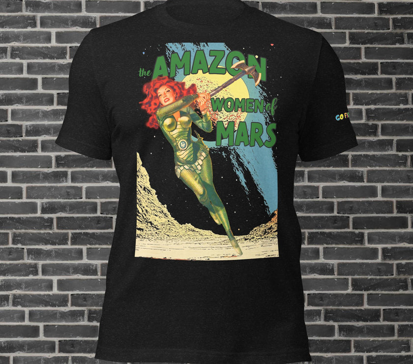 Image of Black Heather The Amazon Women of Mars Unisex t-shirt