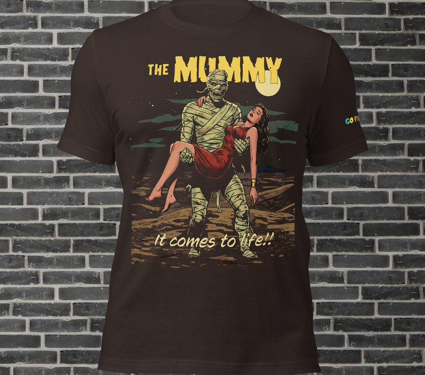 Image of Black “The Mummy's Treasure Unisex t-shirt