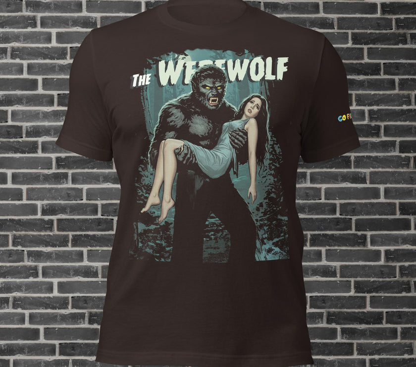 Image of Black Heather Werewolf's Moonlit Prey Unisex t-shirt