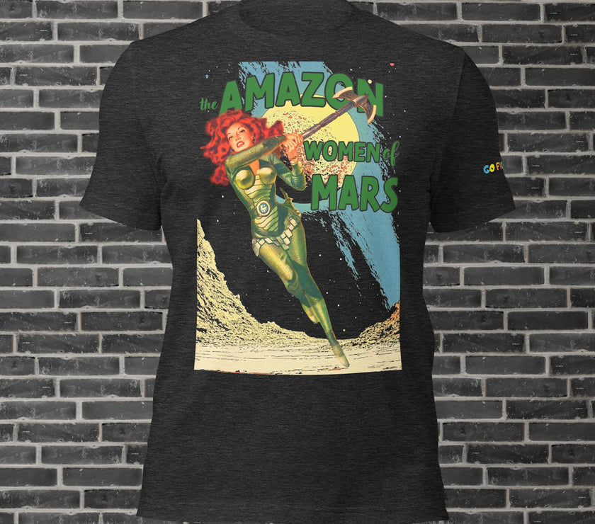 Image of Black Heather The Amazon Women of Mars Unisex t-shirt
