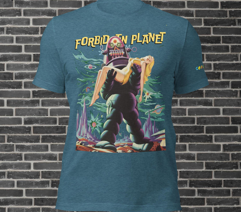Image of Black Heather Forbidden Planet T-Shirt
