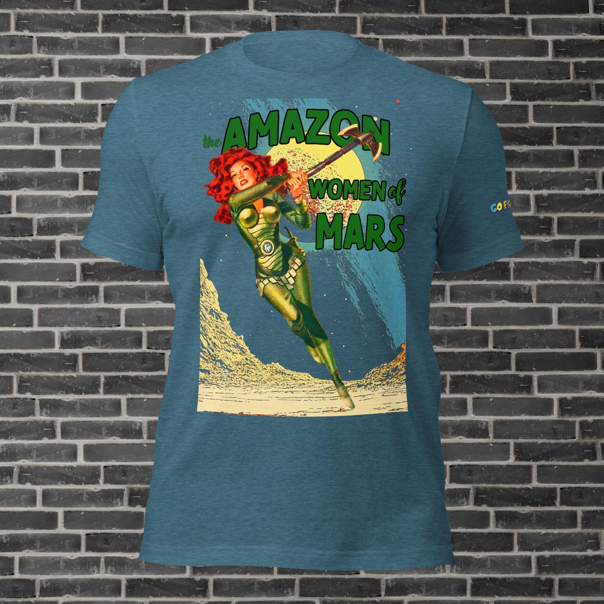 Image of Black Heather The Amazon Women of Mars Unisex t-shirt