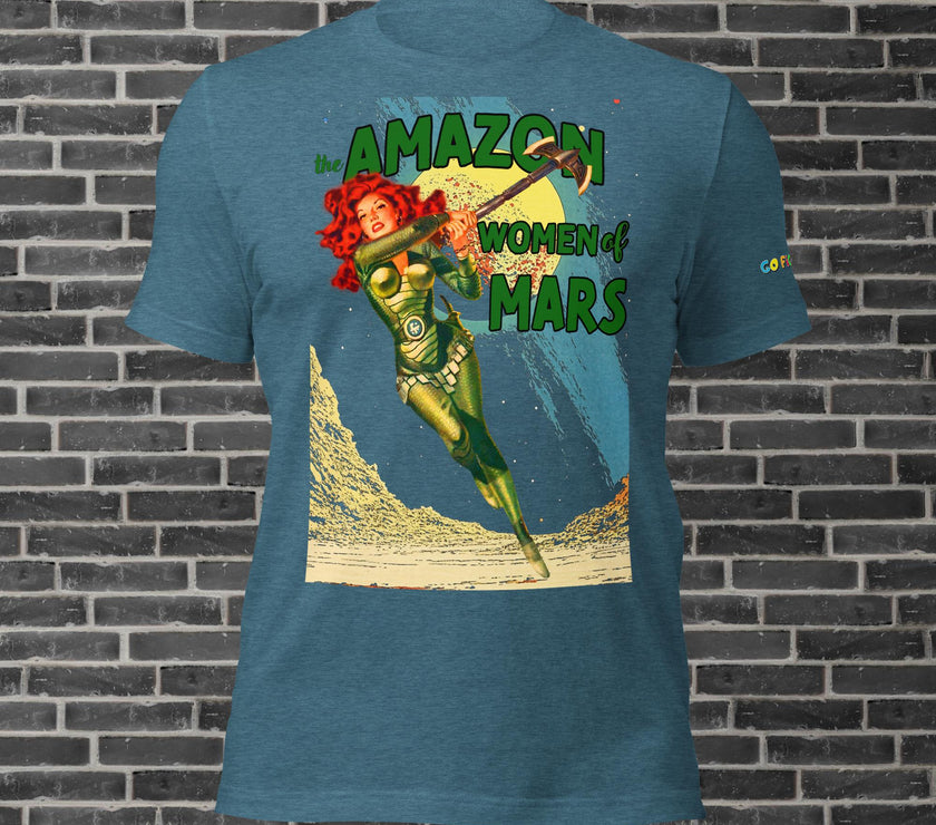 Image of Black Heather The Amazon Women of Mars Unisex t-shirt