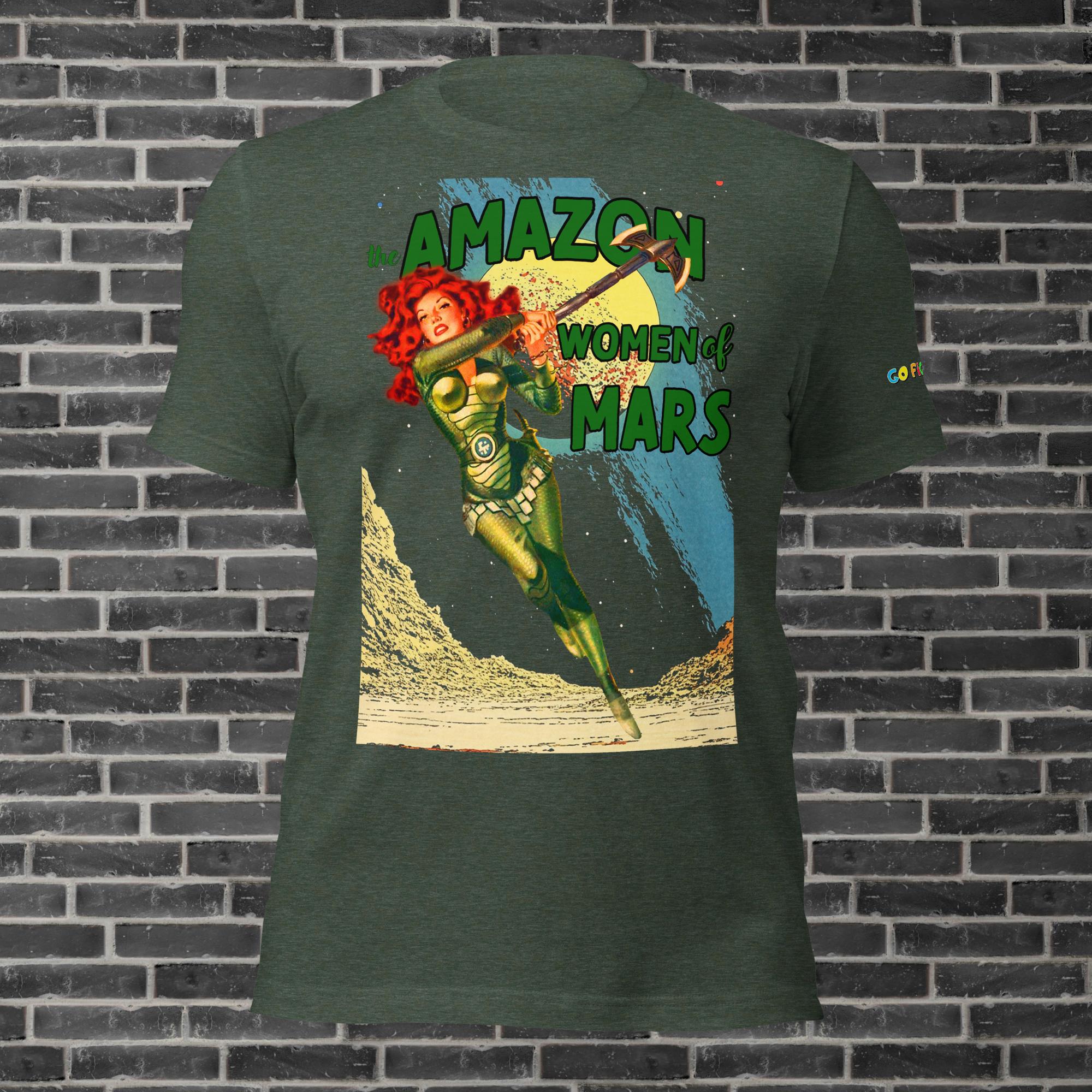 Image of Black The Amazon Women of Mars Unisex t-shirt