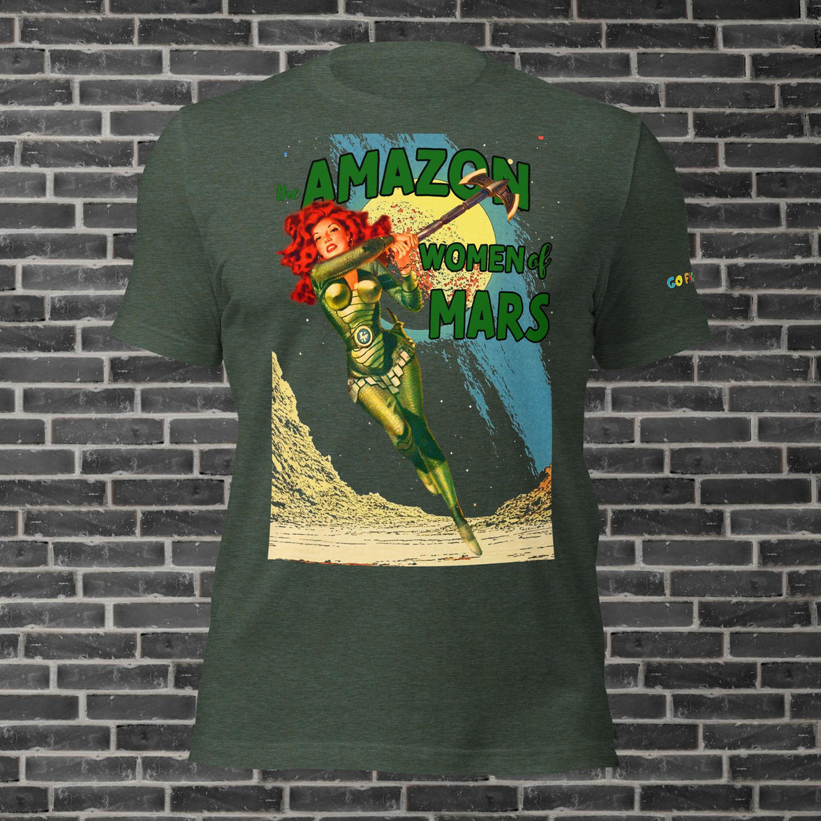 Image of Black The Amazon Women of Mars Unisex t-shirt