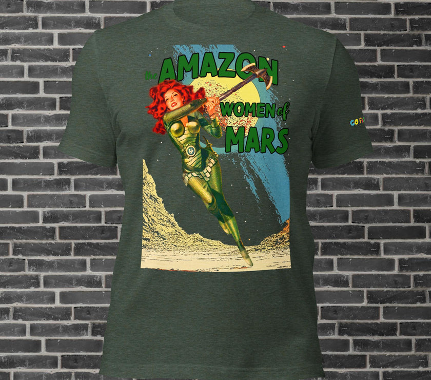 Image of Black The Amazon Women of Mars Unisex t-shirt
