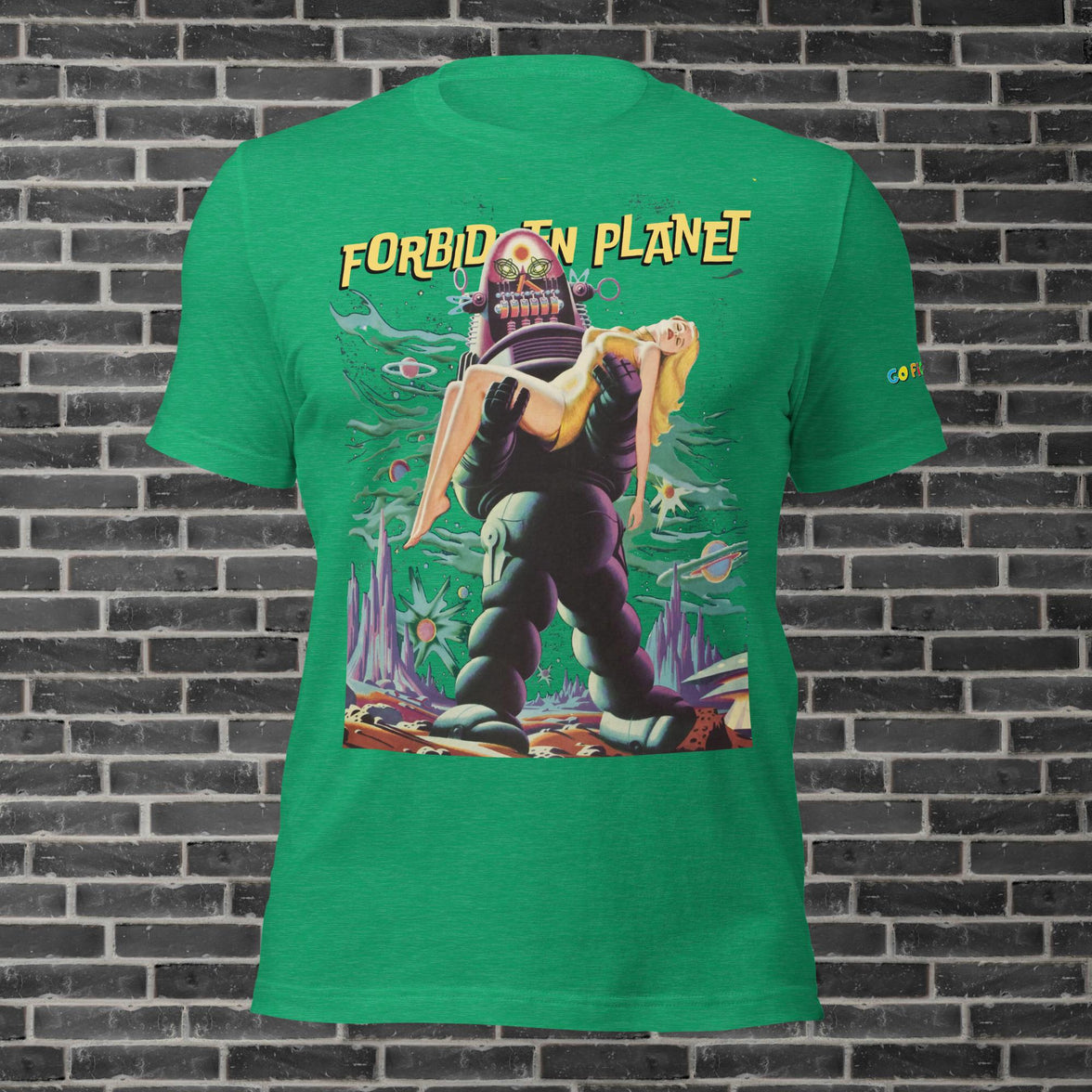 Image of Oxblood Black Forbidden Planet T-Shirt