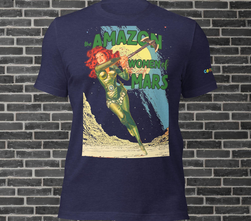 Image of Black Heather The Amazon Women of Mars Unisex t-shirt