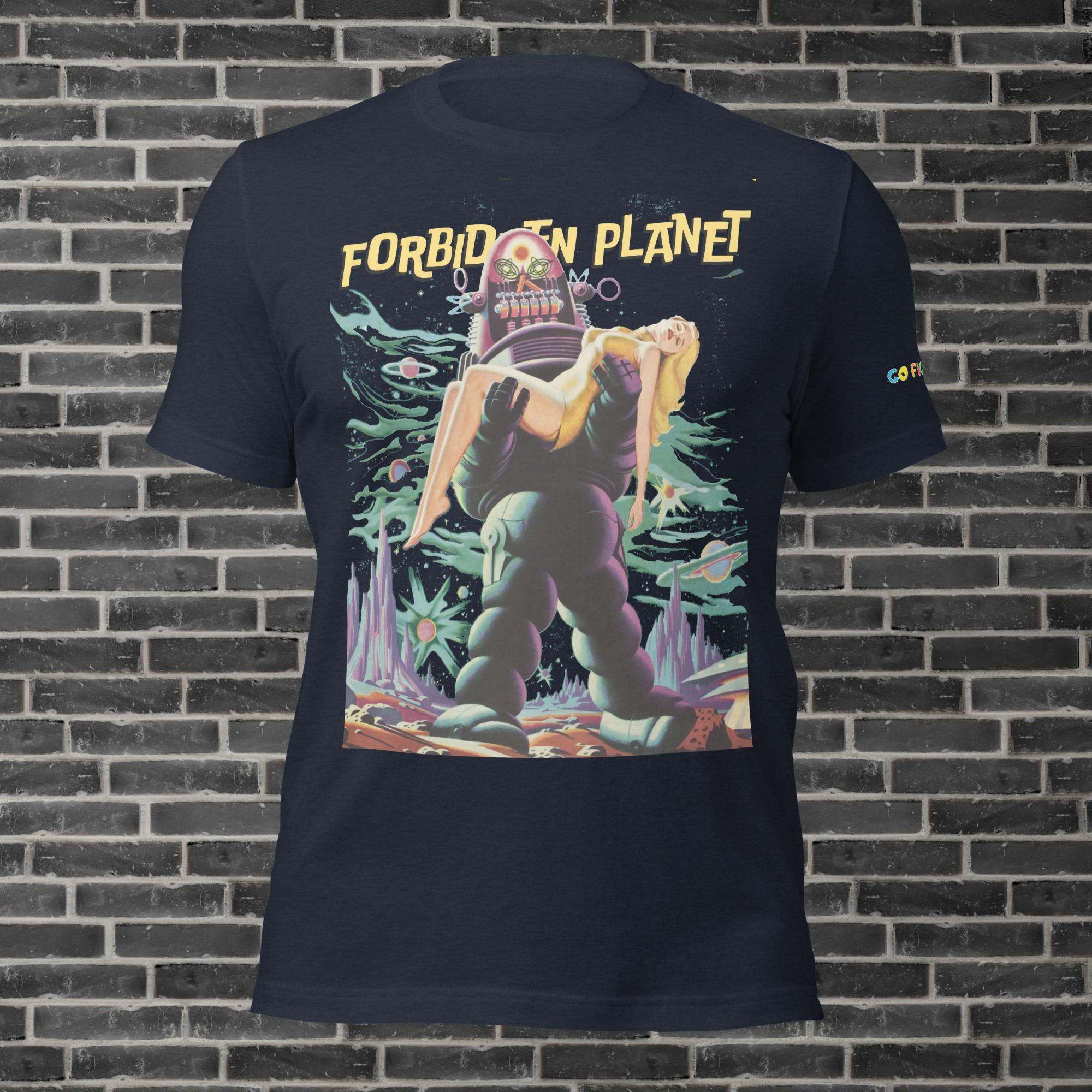 Image of Black Heather Forbidden Planet T-Shirt