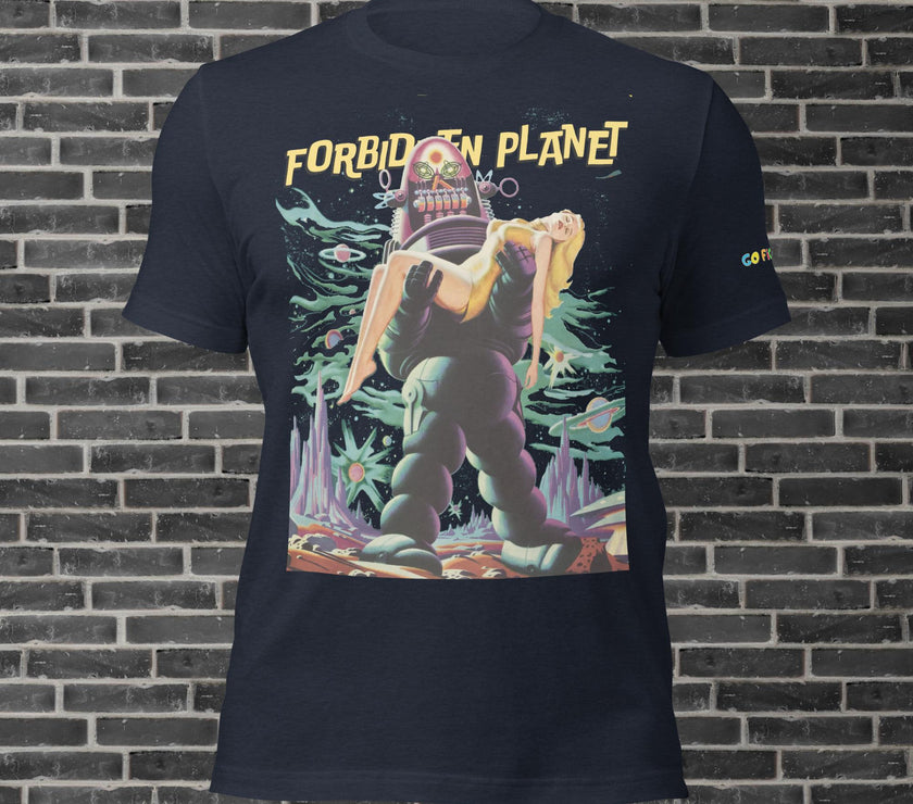 Image of Black Heather Forbidden Planet T-Shirt