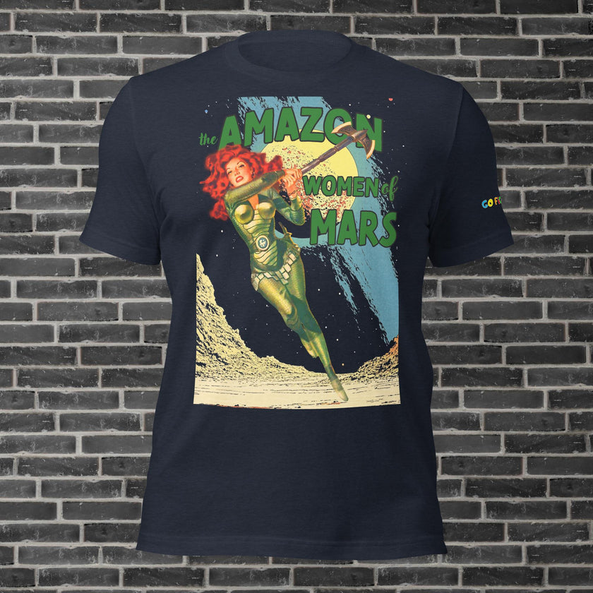 Image of Black The Amazon Women of Mars Unisex t-shirt