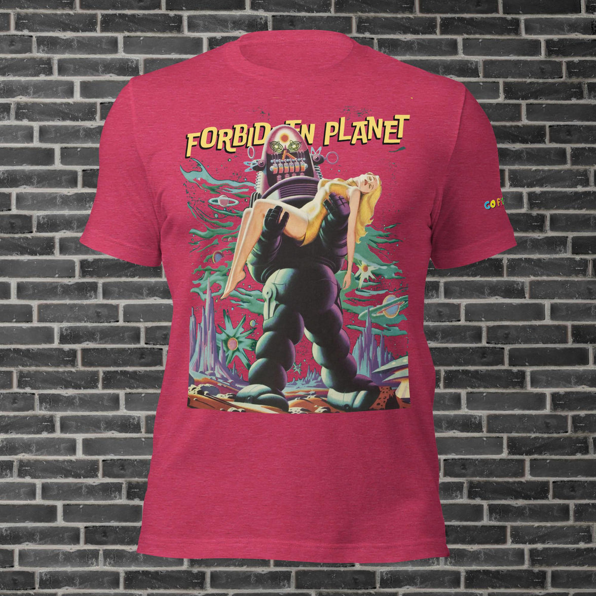 Image of Black Heather Forbidden Planet T-Shirt