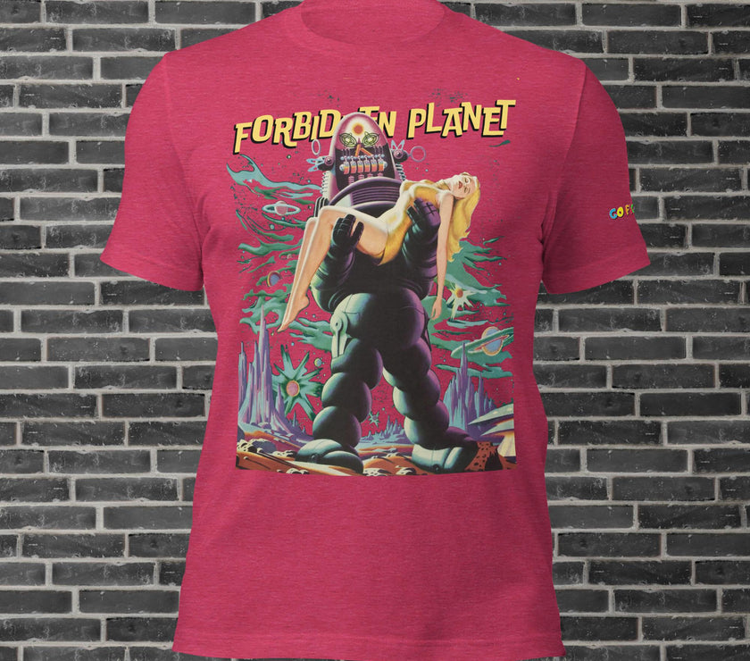 Image of Black Heather Forbidden Planet T-Shirt
