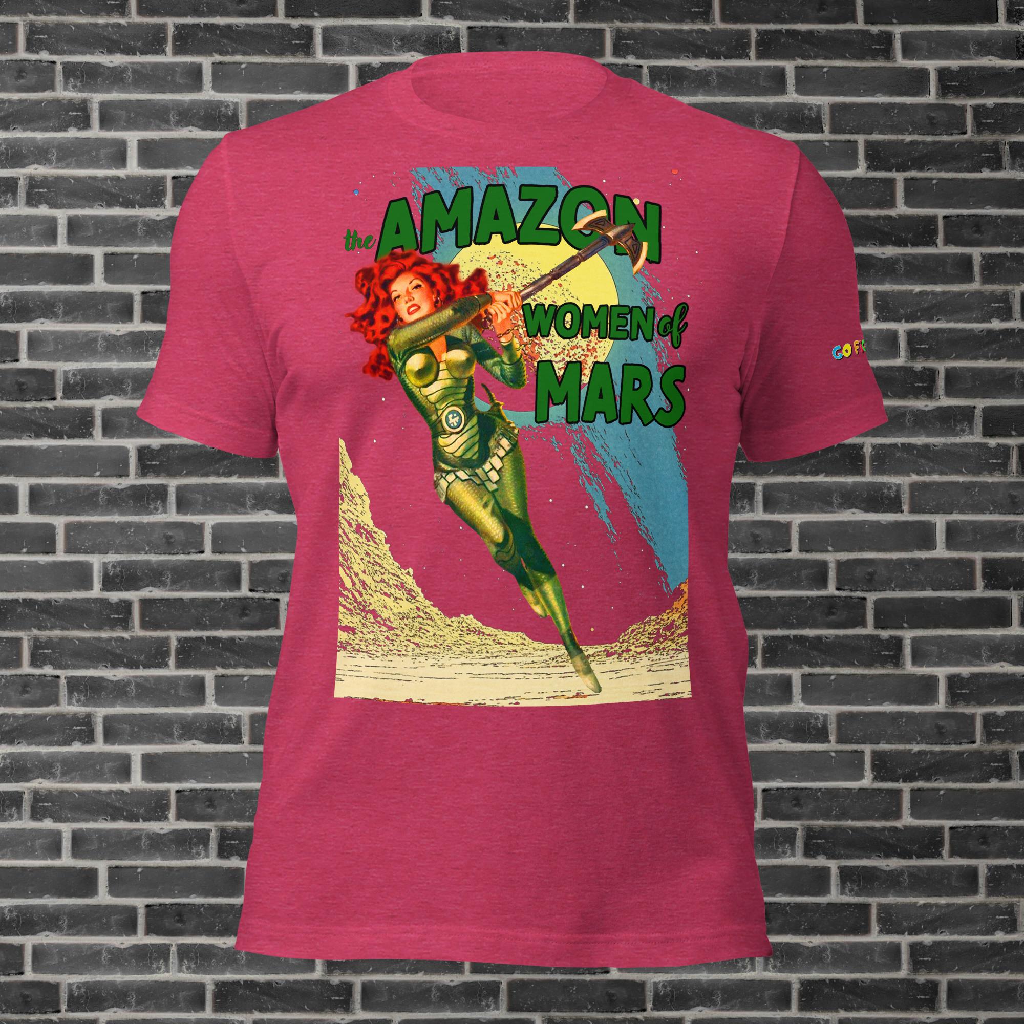 Image of Black The Amazon Women of Mars Unisex t-shirt