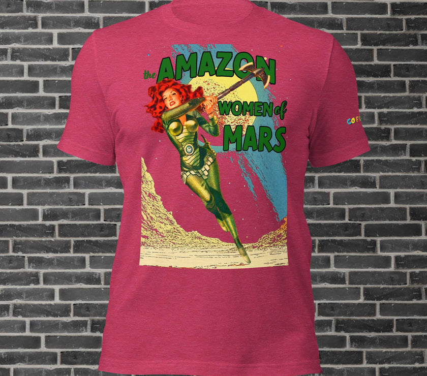 Image of Black The Amazon Women of Mars Unisex t-shirt