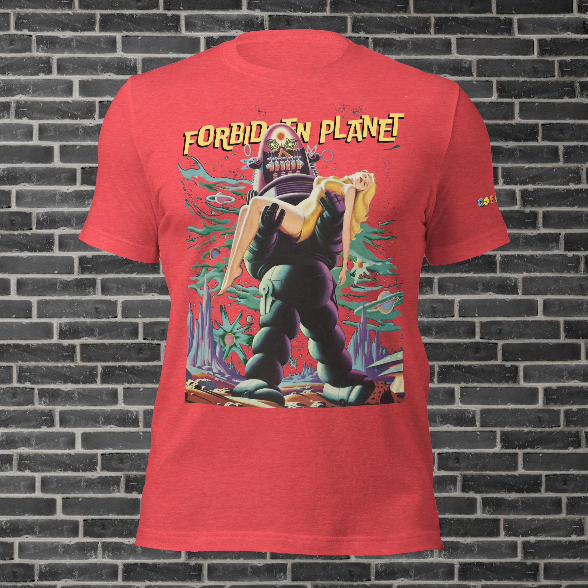 Image of Oxblood Black Forbidden Planet T-Shirt