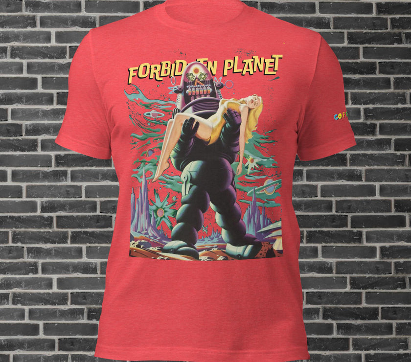 Image of Oxblood Black Forbidden Planet T-Shirt