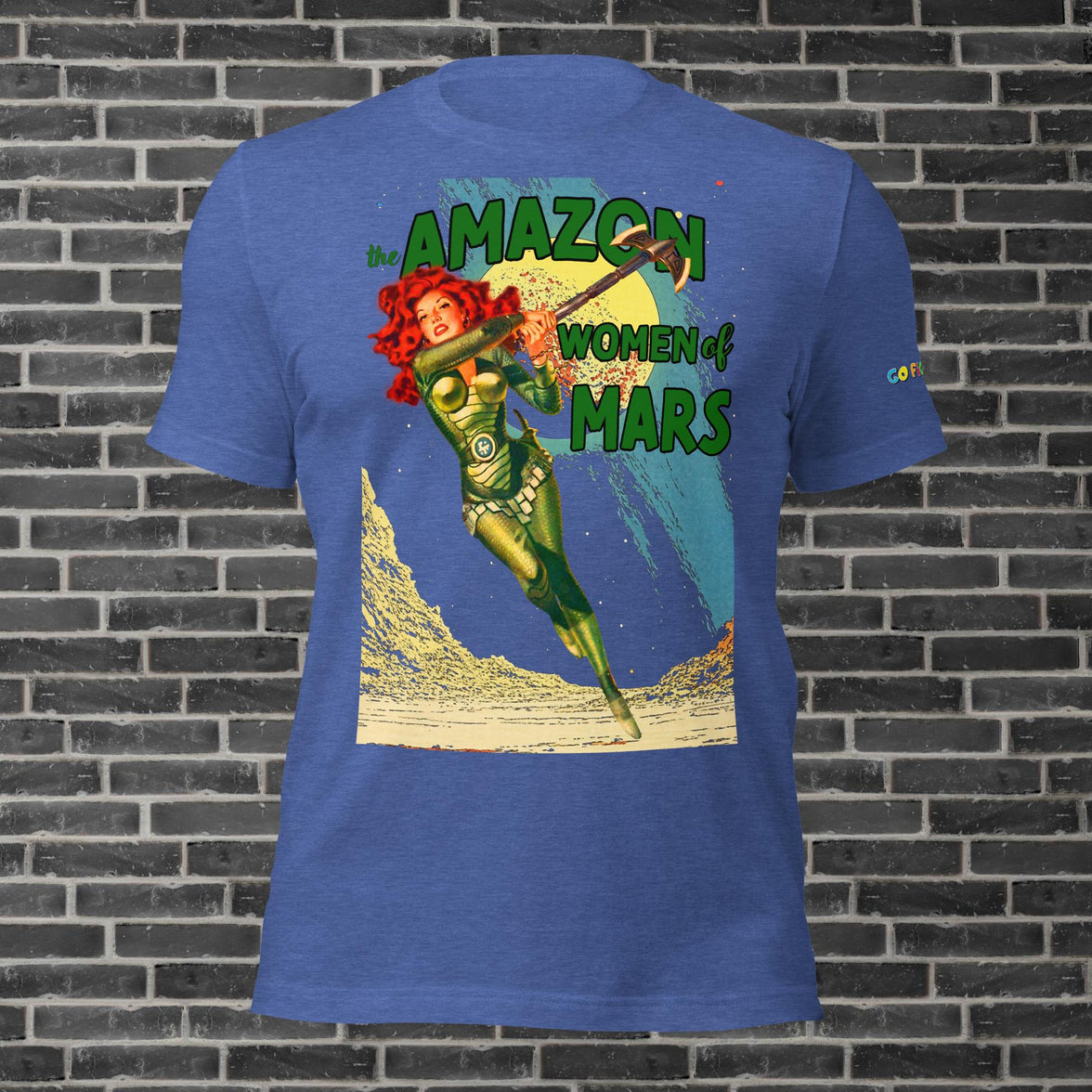 Image of Black The Amazon Women of Mars Unisex t-shirt