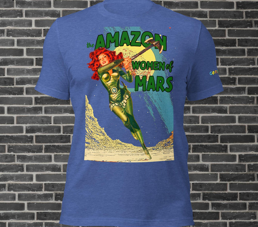 Image of Black The Amazon Women of Mars Unisex t-shirt