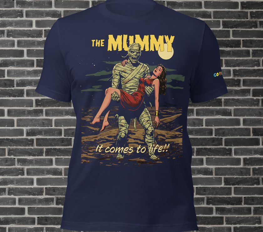 Image of Black “The Mummy's Treasure Unisex t-shirt