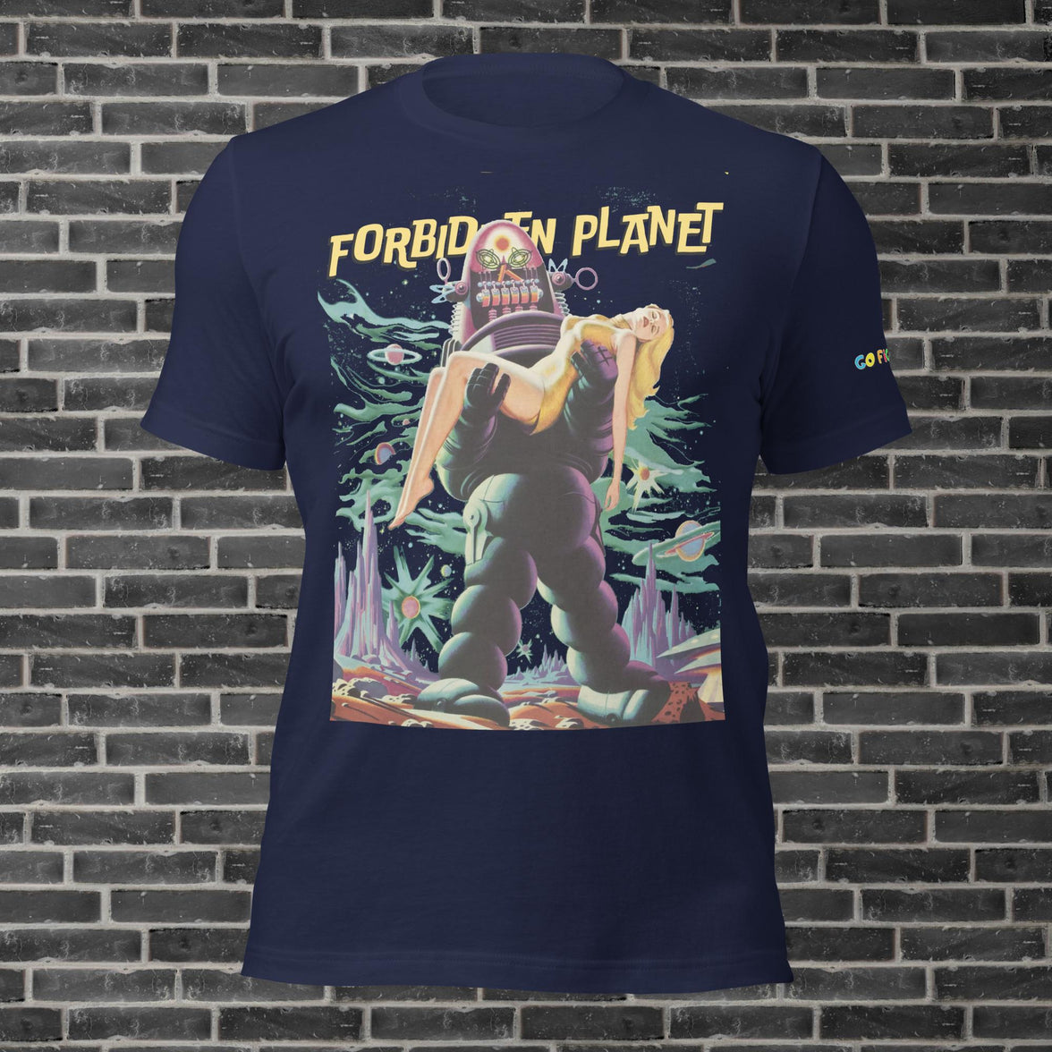 Image of Oxblood Black Forbidden Planet T-Shirt