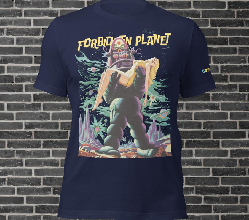 Image of Oxblood Black Forbidden Planet T-Shirt