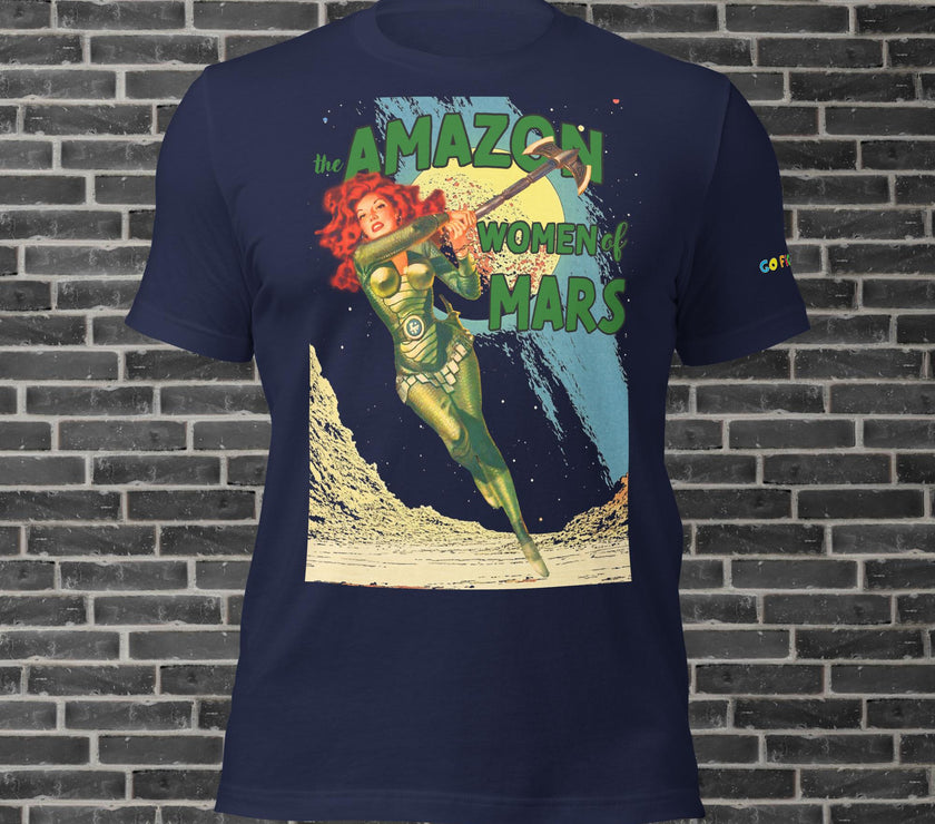 Image of Black The Amazon Women of Mars Unisex t-shirt