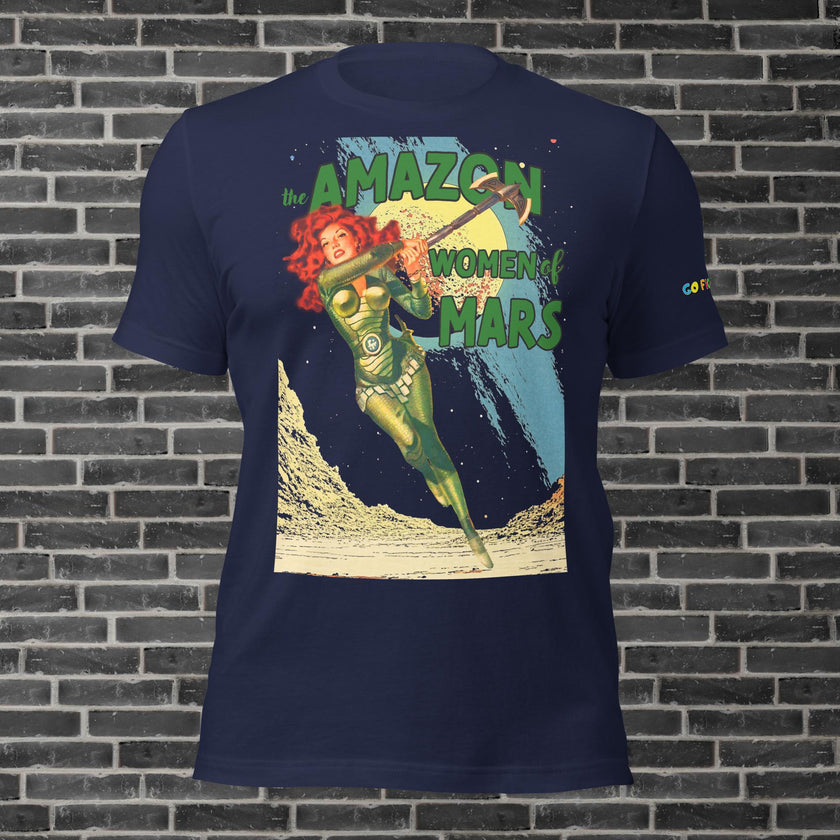 Image of Black The Amazon Women of Mars Unisex t-shirt