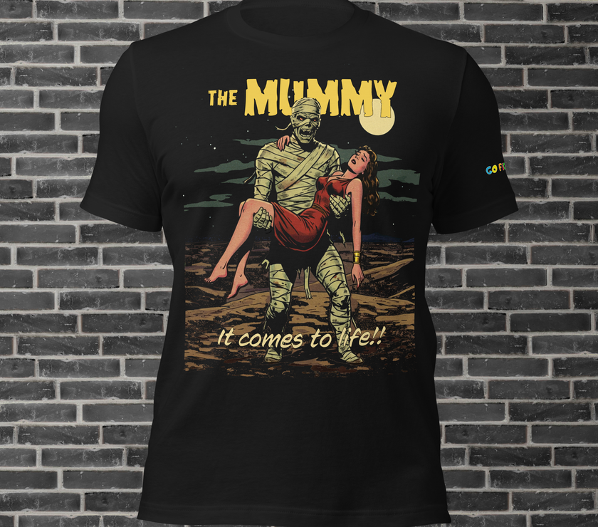Image of Black “The Mummy's Treasure Unisex t-shirt
