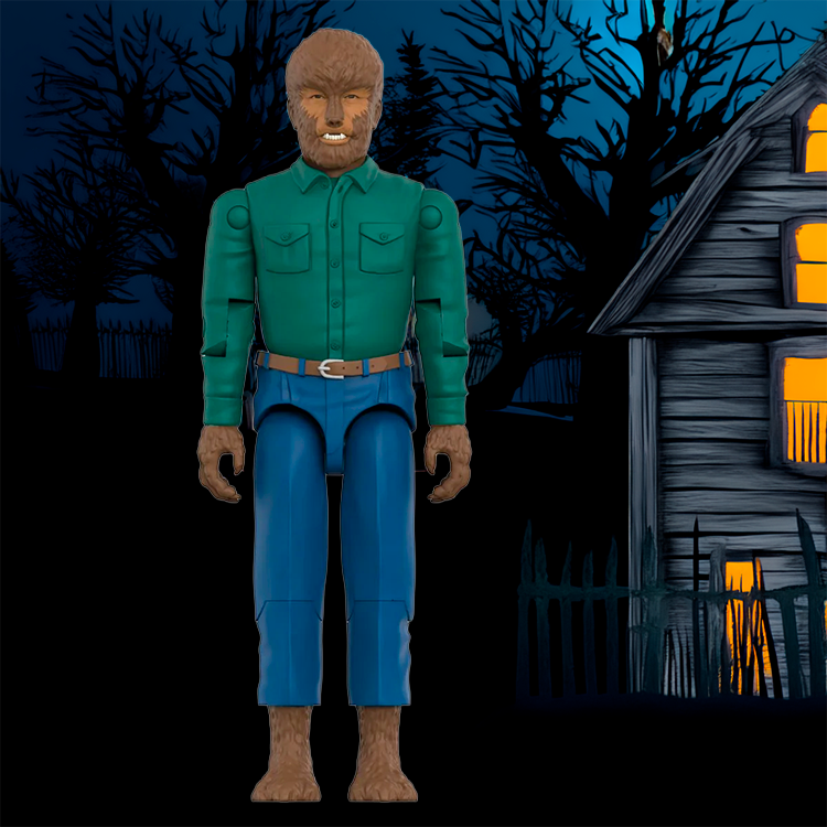Universal Monsters The Wolf Man 3 3/4 Reaction+ Action Figure (Wolfman)