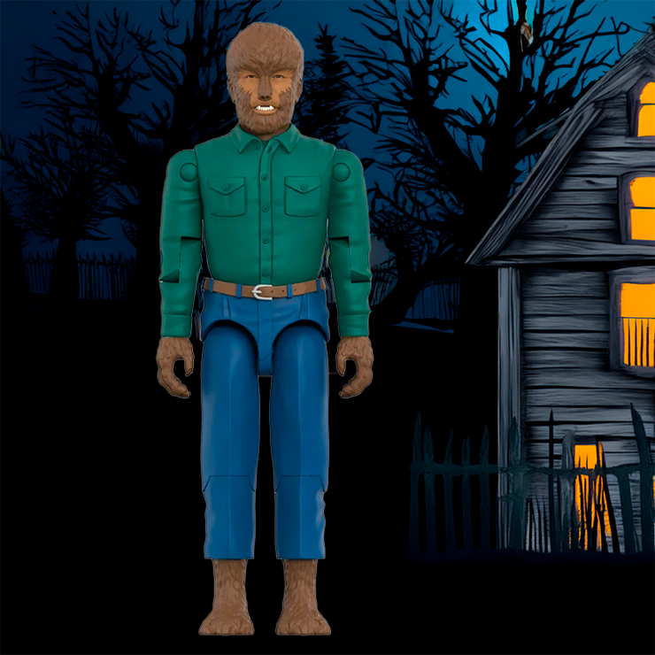 Universal Monsters The Wolf Man 3 3/4 Reaction+ Action Figure (Wolfman)